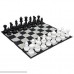 MegaChess Giant Chess Set 25 inch King; Bundle with Giant Checkers Set and Giant Chess Mat 3 Items B01GP9CJAI